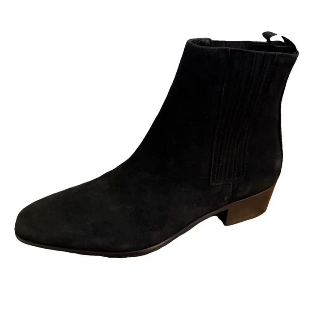 The Kooples Black Suede Chelsea Boots | Women’s EU 43 / US 12 | NIB + Dust Bag